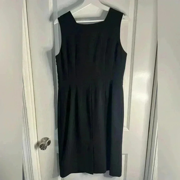 Pendleton Women’s Black Square Neck Wool Sheath Dress - Size 8 - Picture 3 of 3